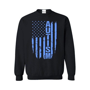 MmF - Women Sweatshirts and Hoodies, up to Size 5XL - Autism Flag