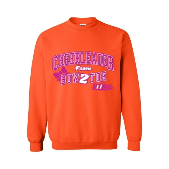 MmF - Women Sweatshirts and Hoodies, up to Size 5XL - Cheerleader Bow 2 Toe