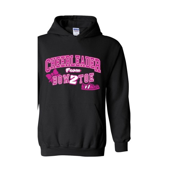 MmF - Women Sweatshirts and Hoodies, up to Size 5XL - Cheerleader Bow 2 Toe