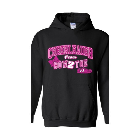 MmF - Women Sweatshirts and Hoodies, up to Size 5XL - Cheerleader Bow 2 Toe