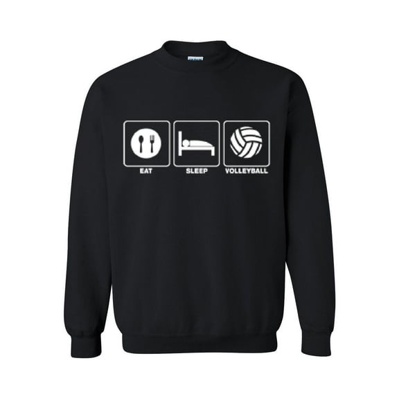 MmF - Women Sweatshirts and Hoodies, up to Size 5XL - EAT SLEEP VOLLEYBALL