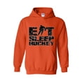 thumbnail image 1 of MmF - Women Sweatshirts and Hoodies, up to Size 5XL - Eat Sleep Hockey, 1 of 5