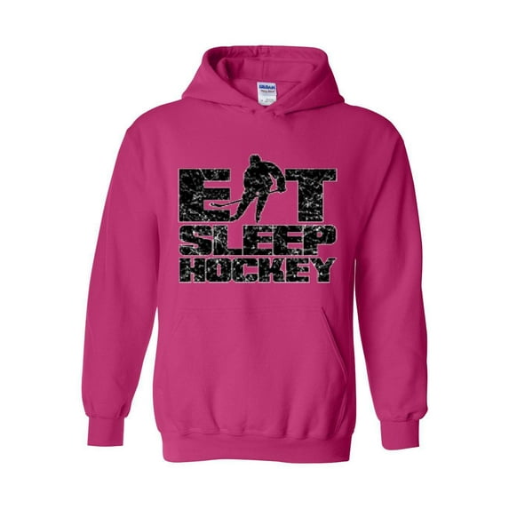 MmF - Women Sweatshirts and Hoodies, up to Size 5XL - Eat Sleep Hockey