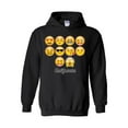 thumbnail image 1 of MmF - Women Sweatshirts and Hoodies, up to Size 5XL - Emoji Entourage, 1 of 5
