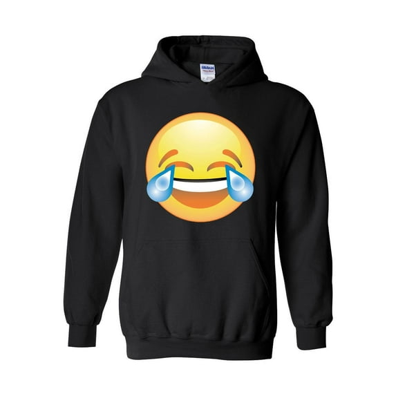 MmF - Women Sweatshirts and Hoodies, up to Size 5XL - Emoji Laughing Tears