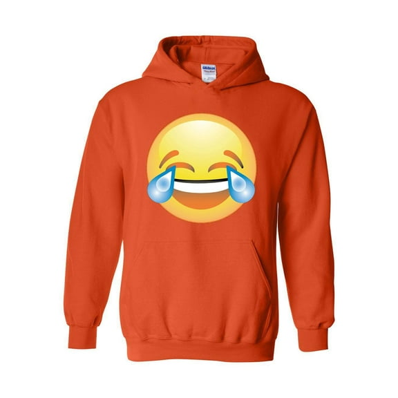 MmF - Women Sweatshirts and Hoodies, up to Size 5XL - Emoji Laughing Tears
