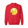 thumbnail image 1 of MmF - Women Sweatshirts and Hoodies, up to Size 5XL - Emoji Winky Face, 1 of 5