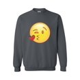 thumbnail image 1 of MmF - Women Sweatshirts and Hoodies, up to Size 5XL - Emoji Winky Face, 1 of 5