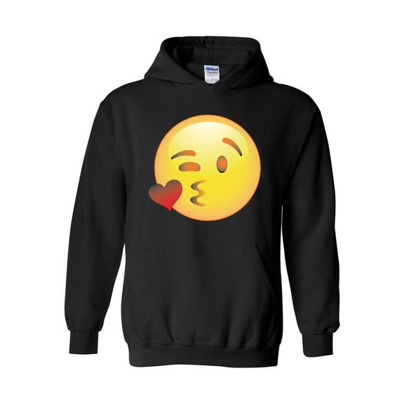 MmF - Women Sweatshirts and Hoodies, up to Size 5XL - Emoji Winky Face