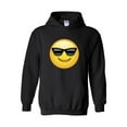 thumbnail image 1 of MmF - Women Sweatshirts and Hoodies, up to Size 5XL - Emoji with Sunglasses, 1 of 5