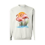 MmF - Women Sweatshirts and Hoodies, up to Size 5XL - Flamingo