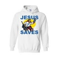 thumbnail image 1 of MmF - Women Sweatshirts and Hoodies, up to Size 5XL - Jesus Saves Hockey Goalie, 1 of 5