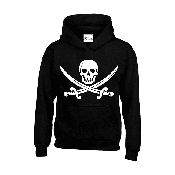 MmF - Women Sweatshirts and Hoodies, up to Size 5XL - Pirate Flag
