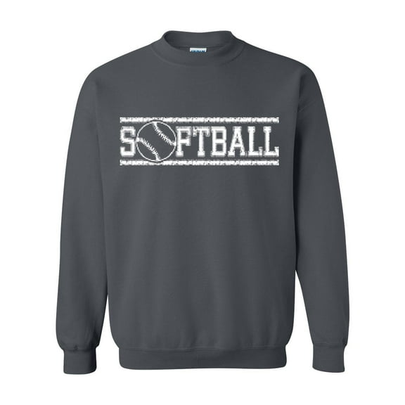 MmF - Women Sweatshirts and Hoodies, up to Size 5XL - Softball with Ball