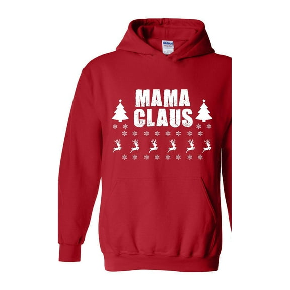 MmF - Women's Plus Sweatshirts and Hoodies - Christmas Mama Claus