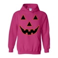 thumbnail image 1 of MmF - Women's Plus Sweatshirts and Hoodies - Halloween Jack O' Lantern Pumpkin Face, 1 of 5