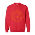 thumbnail image 1 of MmF - Women's Plus Sweatshirts and Hoodies - Halloween Sugar Pumpkin, 1 of 5