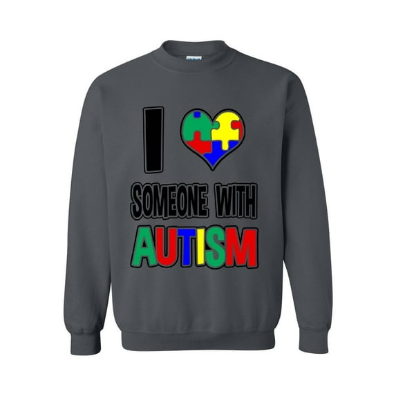 MmF - Women's Plus Sweatshirts and Hoodies - I Love Someone With Autism
