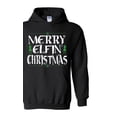 thumbnail image 1 of MmF - Women's Plus Sweatshirts and Hoodies - Merry Christmas ELF in Green, 1 of 5