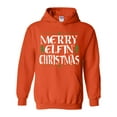 thumbnail image 1 of MmF - Women's Plus Sweatshirts and Hoodies - Merry Christmas ELF in Green, 1 of 5