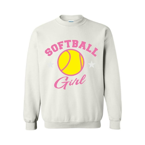 MmF - Women's Plus Sweatshirts and Hoodies - Softball Girl
