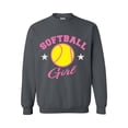 thumbnail image 1 of MmF - Women's Plus Sweatshirts and Hoodies - Softball Girl, 1 of 5