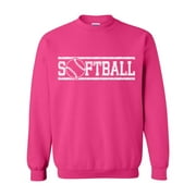 MmF - Women's Plus Sweatshirts and Hoodies - Softball with Ball