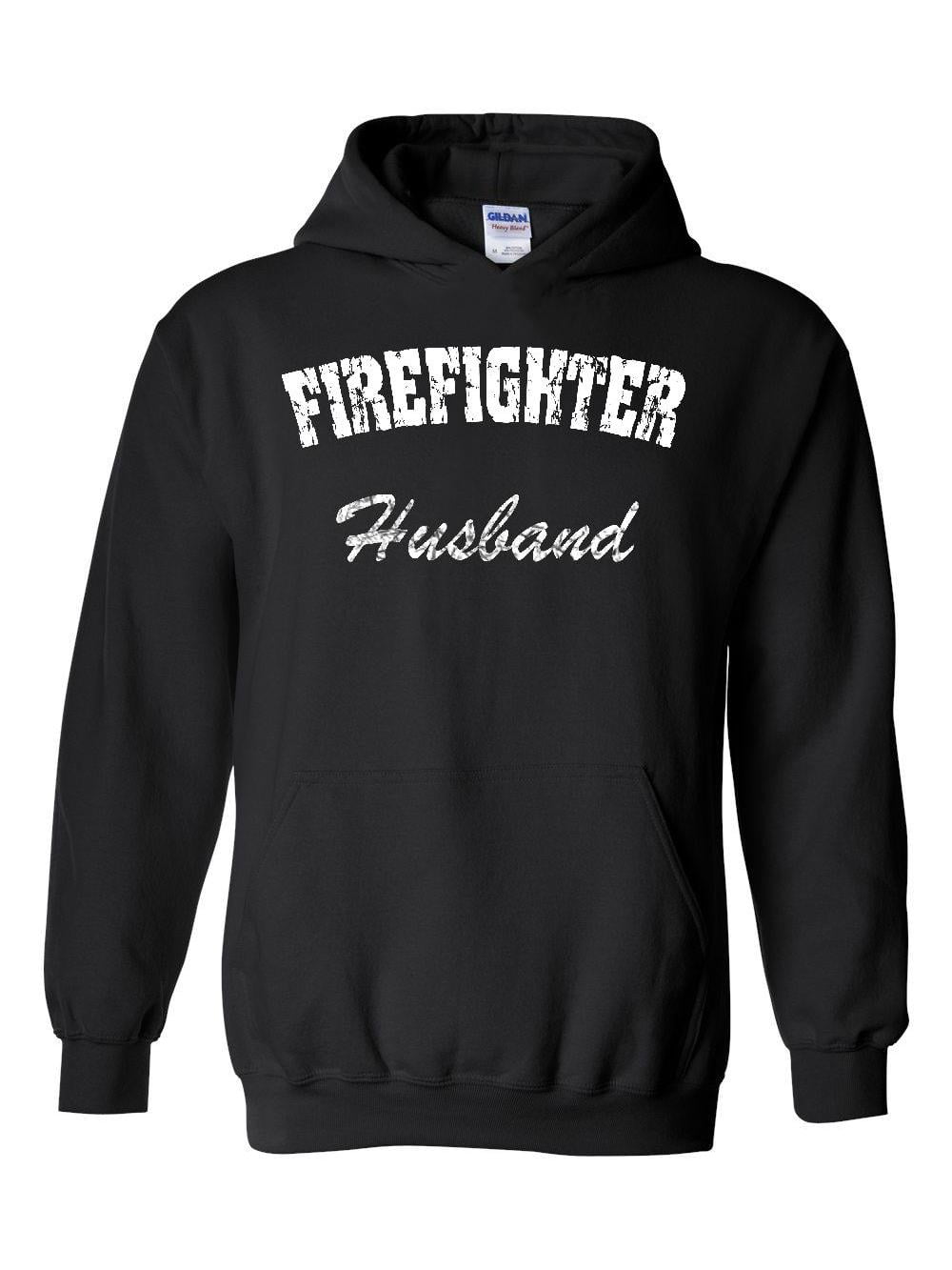 MmF - Mens Sweatshirts and Hoodies, up to Size 5XL - Firefighter Husband- Wife - Walmart.com