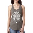 thumbnail image 1 of MmF - Women's Racerback Tank Top - Christmas Mama Claus Deers, 1 of 5