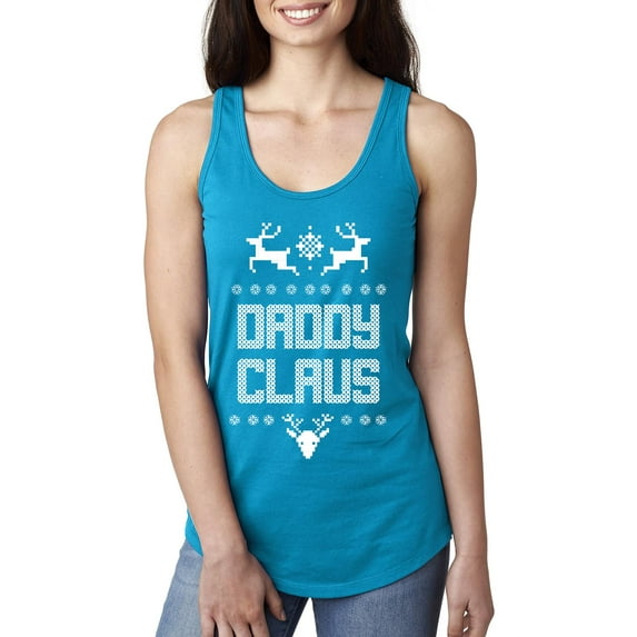 MmF - Women's Racerback Tank Top - Christmas Santa Claus Daddy