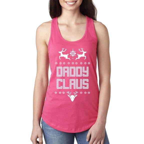MmF - Women's Racerback Tank Top - Christmas Santa Claus Daddy