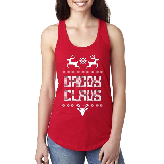 MmF - Women's Racerback Tank Top - Christmas Santa Claus Daddy