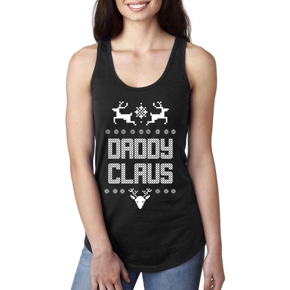 MmF - Women's Racerback Tank Top - Christmas Santa Claus Daddy