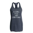 thumbnail image 1 of MmF - Women's Racerback Tank Top - Halloween A Girl Has No Costume, 1 of 5