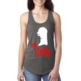 thumbnail image 1 of MmF - Women's Racerback Tank Top - Halloween Her Jack Matching Halloween Couple, 1 of 5