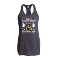 thumbnail image 1 of MmF - Women's Racerback Tank Top - MERRY XMAS FROM JESUS, 1 of 5