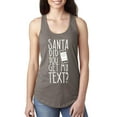 thumbnail image 1 of MmF - Women's Racerback Tank Top - SANTA DID YOU GET MY TEXT?, 1 of 5