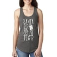 thumbnail image 1 of Artix - Women's Racerback Tank Top - Christmas Hoodie Santa Did You Get My Text?, 1 of 5