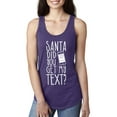 thumbnail image 1 of Artix - Women's Racerback Tank Top - Christmas Hoodie Santa Did You Get My Text?, 1 of 3