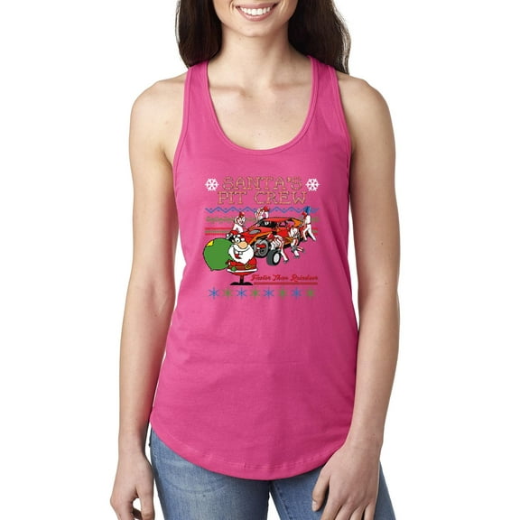 MmF - Women's Racerback Tank Top - SANTA'S PIT CREW