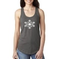 thumbnail image 1 of MmF - Women's Racerback Tank Top - Snowflake Christmas New Year, 1 of 5
