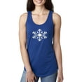 thumbnail image 1 of MmF - Women's Racerback Tank Top - Snowflake Christmas New Year, 1 of 5