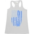 thumbnail image 1 of MmF - Women's Racerback Tank Top, up to Women Size 2XL - Autism Flag, 1 of 5