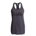 thumbnail image 1 of MmF - Women's Racerback Tank Top, up to Women Size 2XL - Basketball Heartbeat, 1 of 2
