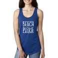 thumbnail image 1 of MmF - Women's Racerback Tank Top, up to Women Size 2XL - Beach Please, 1 of 5
