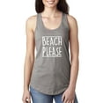 thumbnail image 1 of MmF - Women's Racerback Tank Top, up to Women Size 2XL - Beach Please, 1 of 5