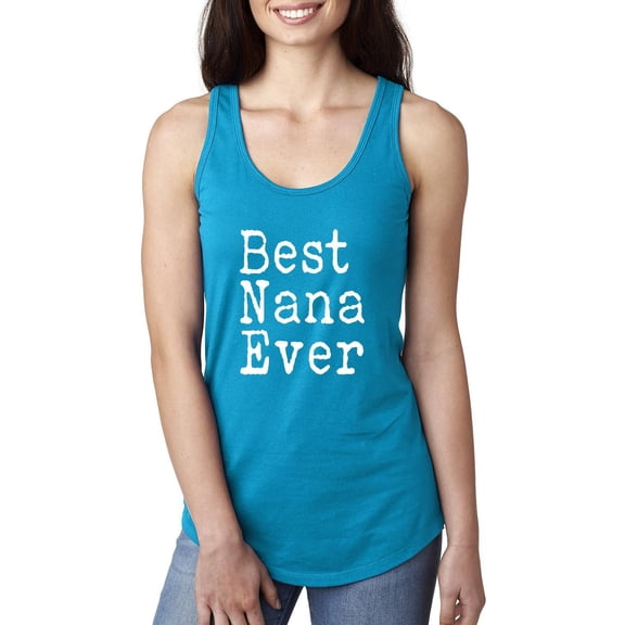 MmF - Women's Racerback Tank Top, up to Women Size 2XL - Best Nana