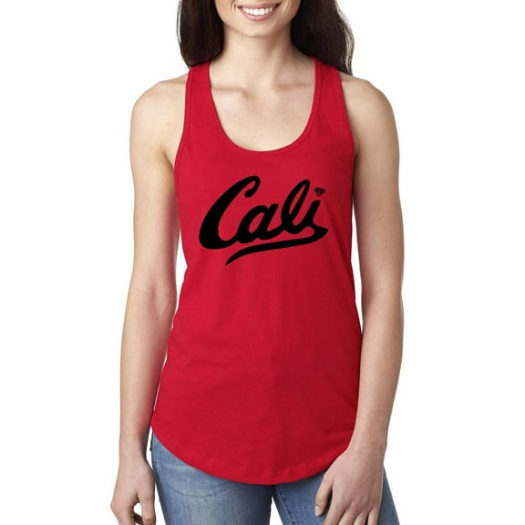 MmF - Women's Racerback Tank Top, up to Women Size 2XL - California Cali