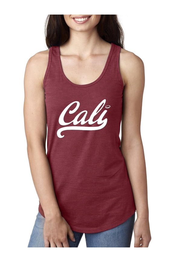 MmF - Women's Racerback Tank Top, up to Women Size 2XL - California Cali