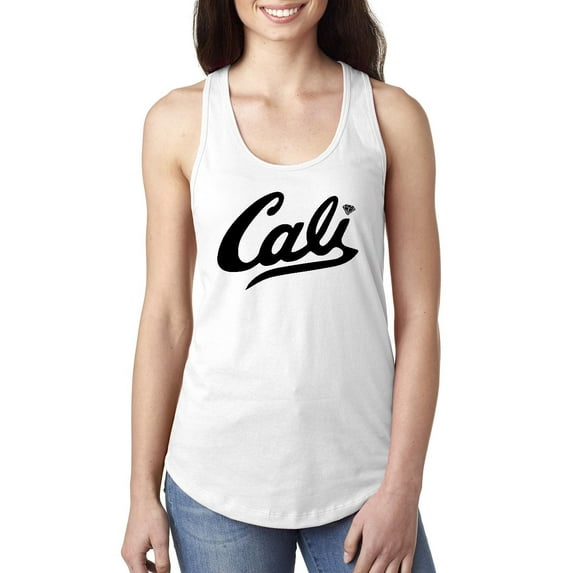 MmF - Women's Racerback Tank Top, up to Women Size 2XL - California Cali